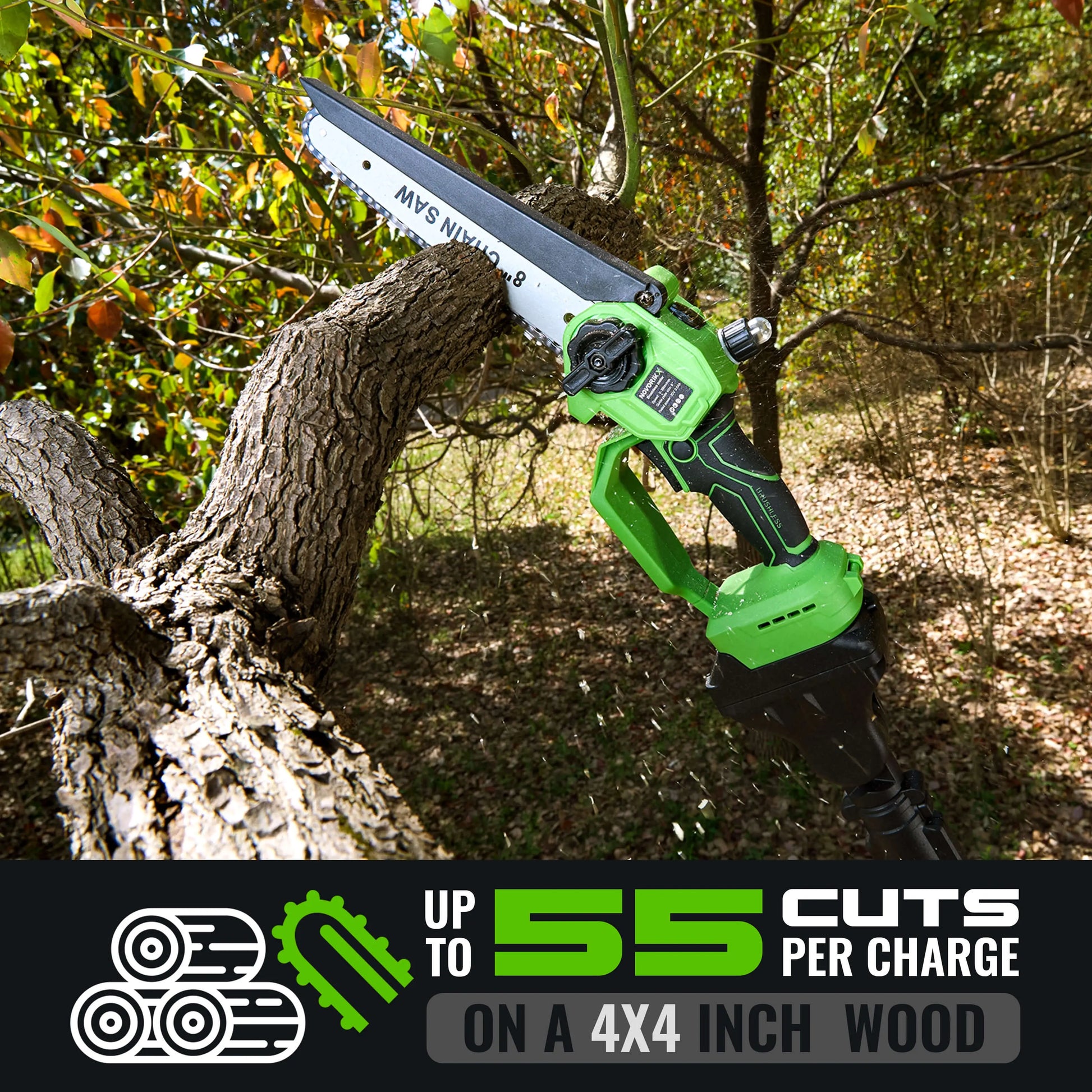 2-in-1 20V Cordless Pole Saw NovorikX