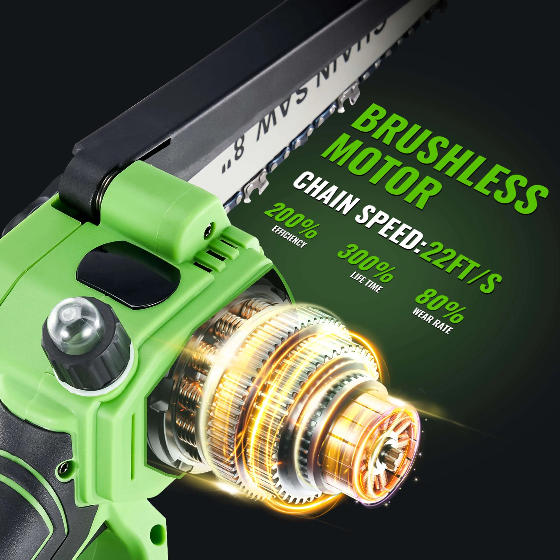 2-in-1 20V Cordless Pole Saw NovorikX