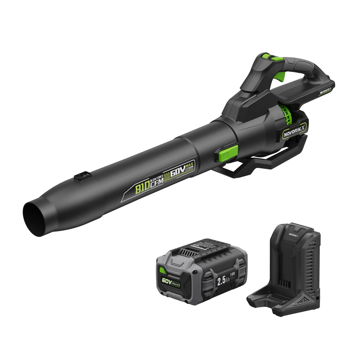 60V Brushless 810CFM 190MPH Leaf Blower NovorikX