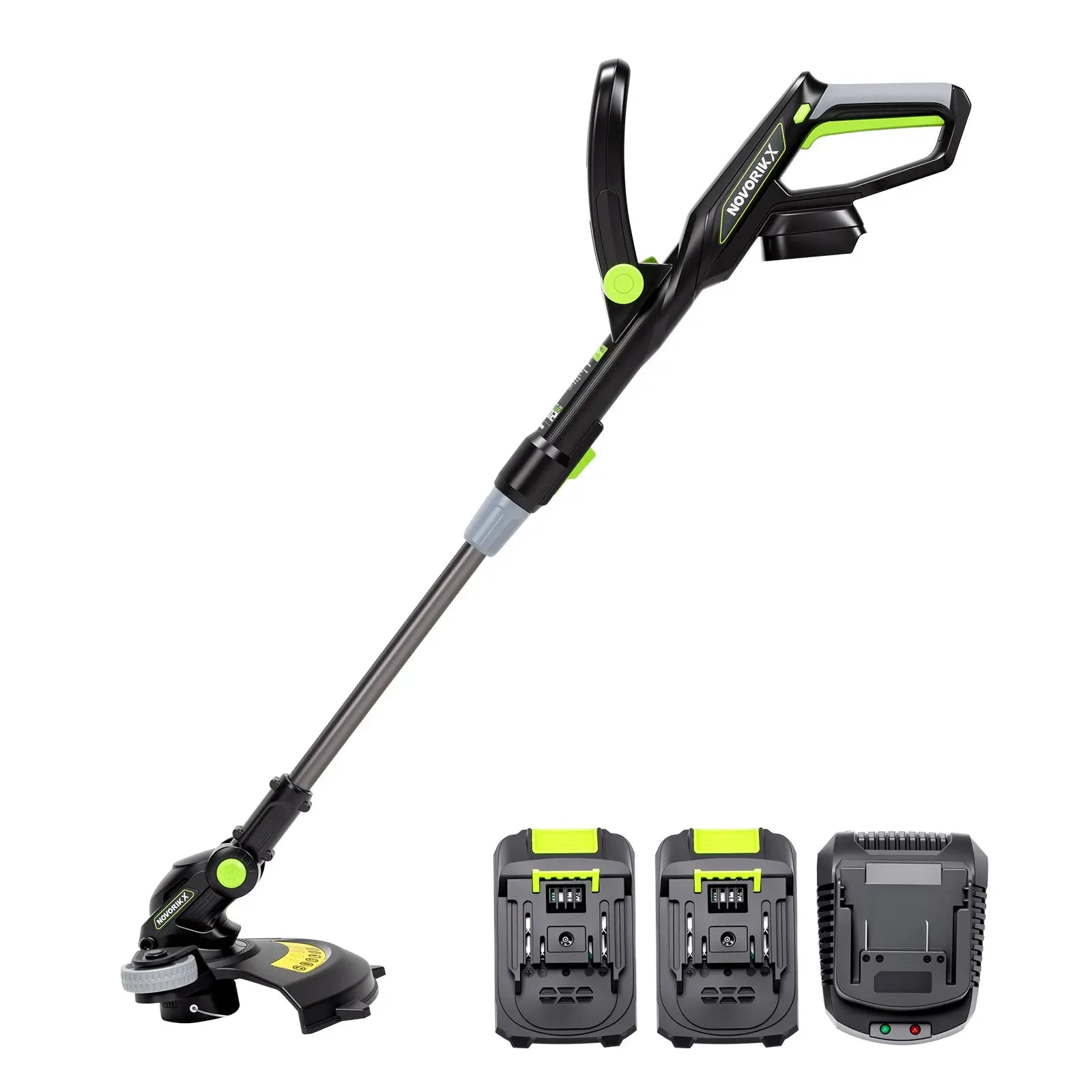 NovorikX Obsidian Black 20V Cordless 12-Inch Telescopic String Trimmer