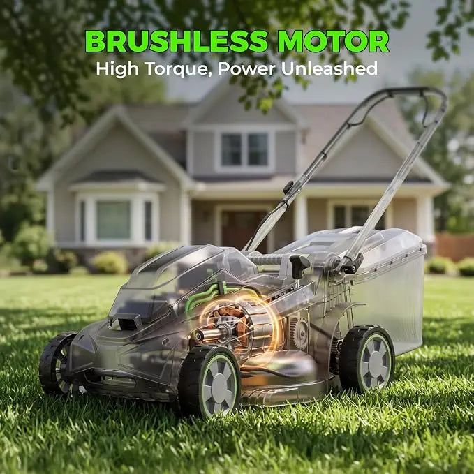 NovorikX 40V(2X20V) 4Ah Electric Cordless Lawn Mower NovorikX