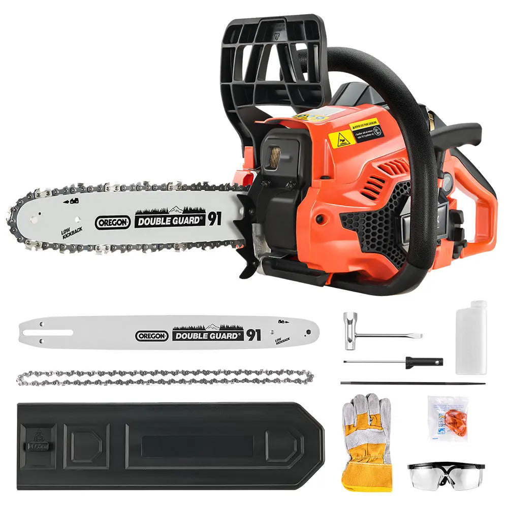 12/14-Inch Gas Powered Chainsaw (38CC) - NovorikX