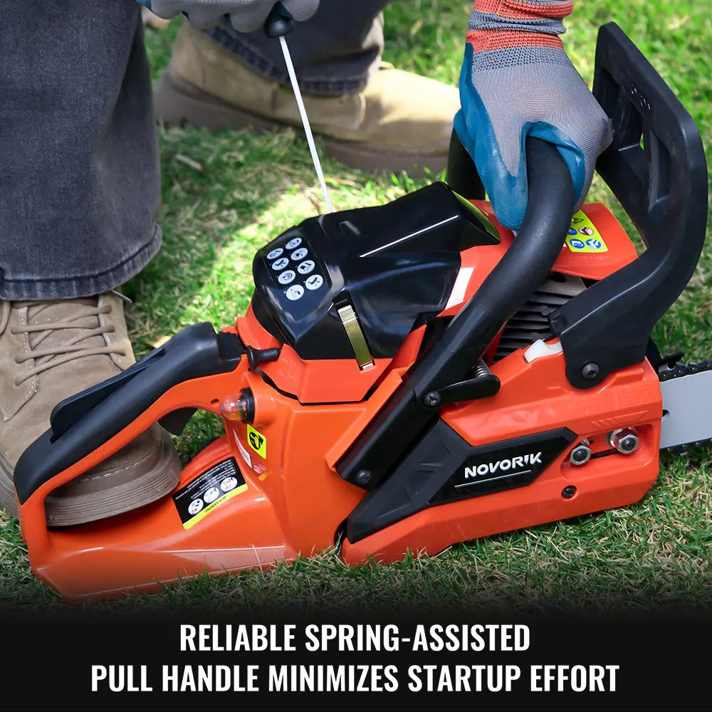 12/14-Inch Gas Powered Chainsaw (38CC) - NovorikX