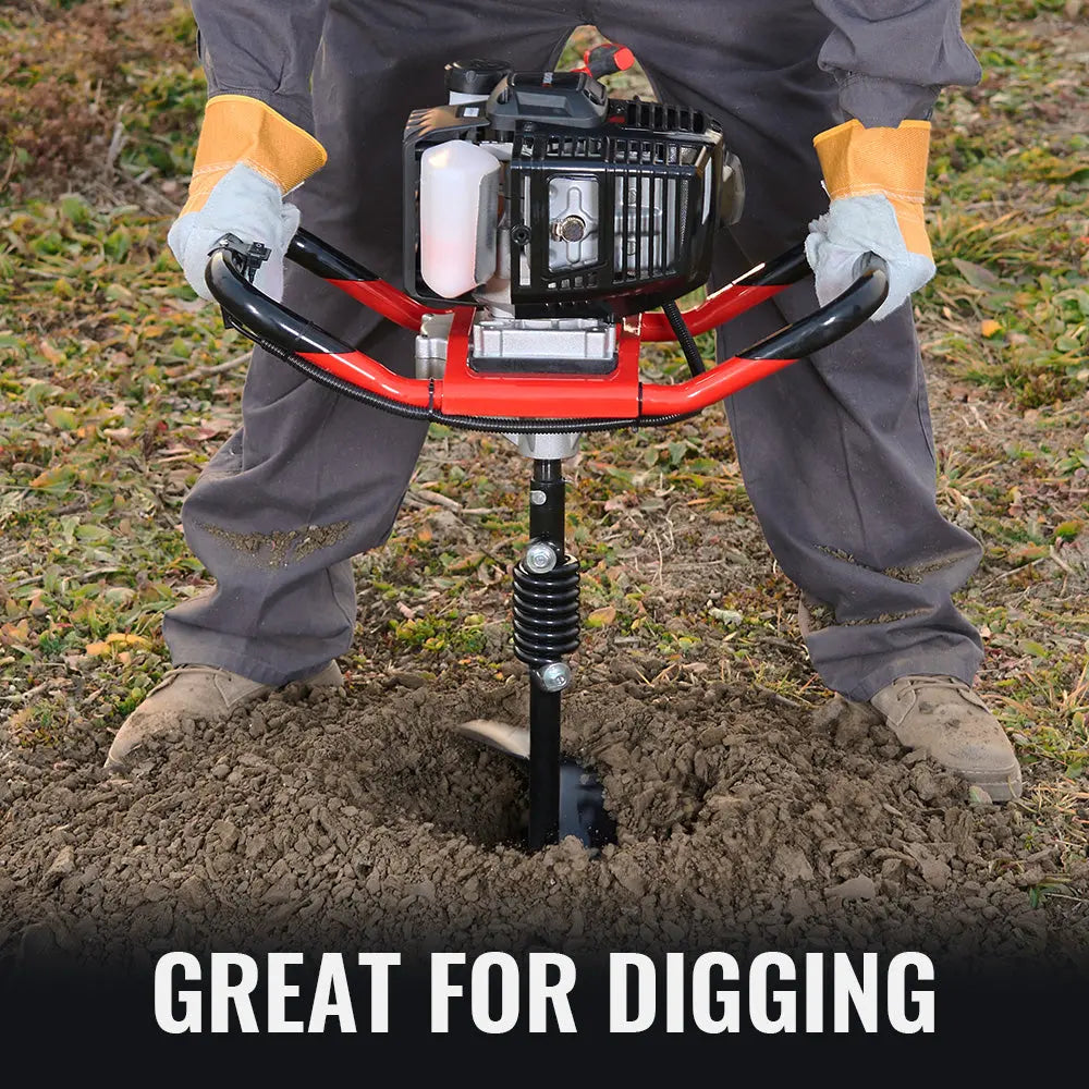 6/8-Inch Gas Powered Earth Auger (52CC) - NovorikX