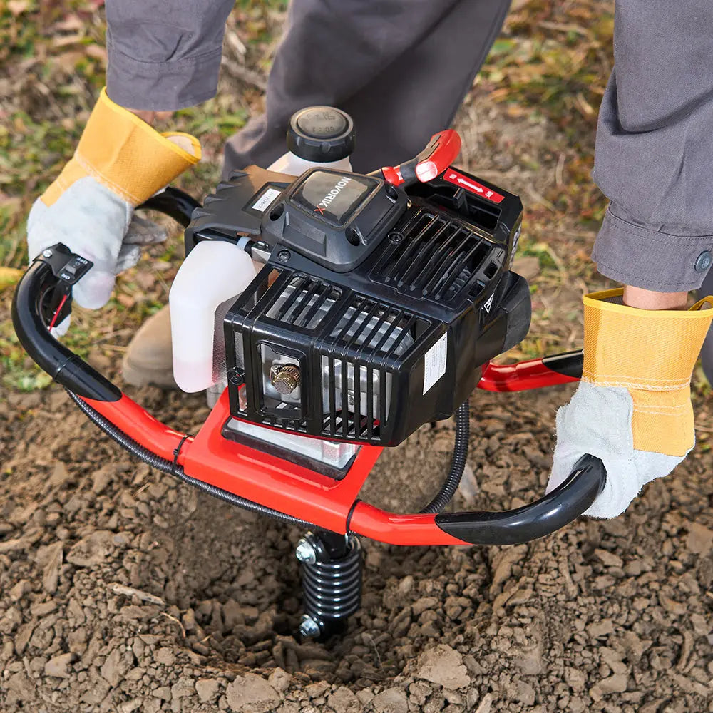 6/8-Inch Gas Powered Earth Auger (52CC) - NovorikX