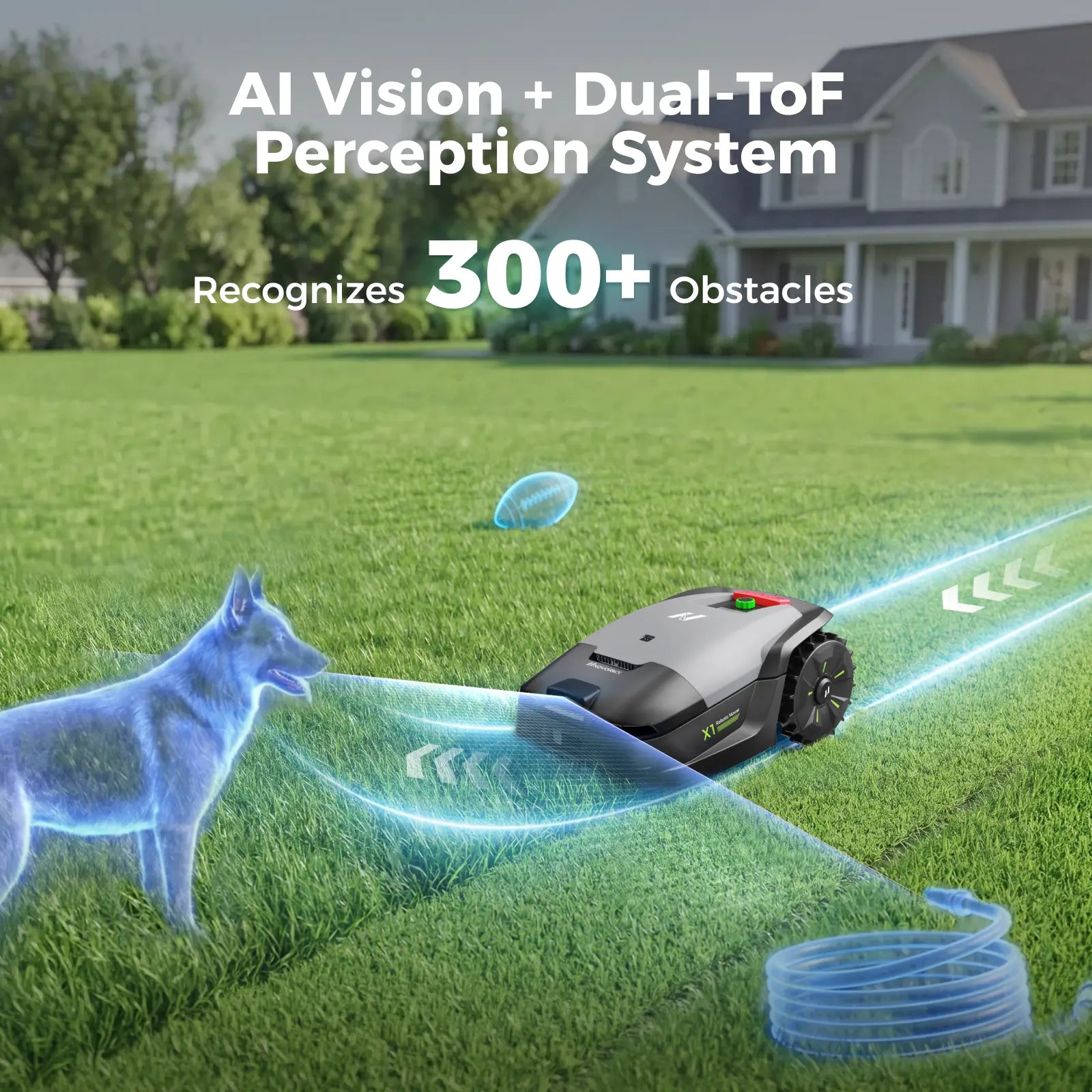 NovorikX X1 Robotic Lawn Mower - 0.37 Acre NovorikX