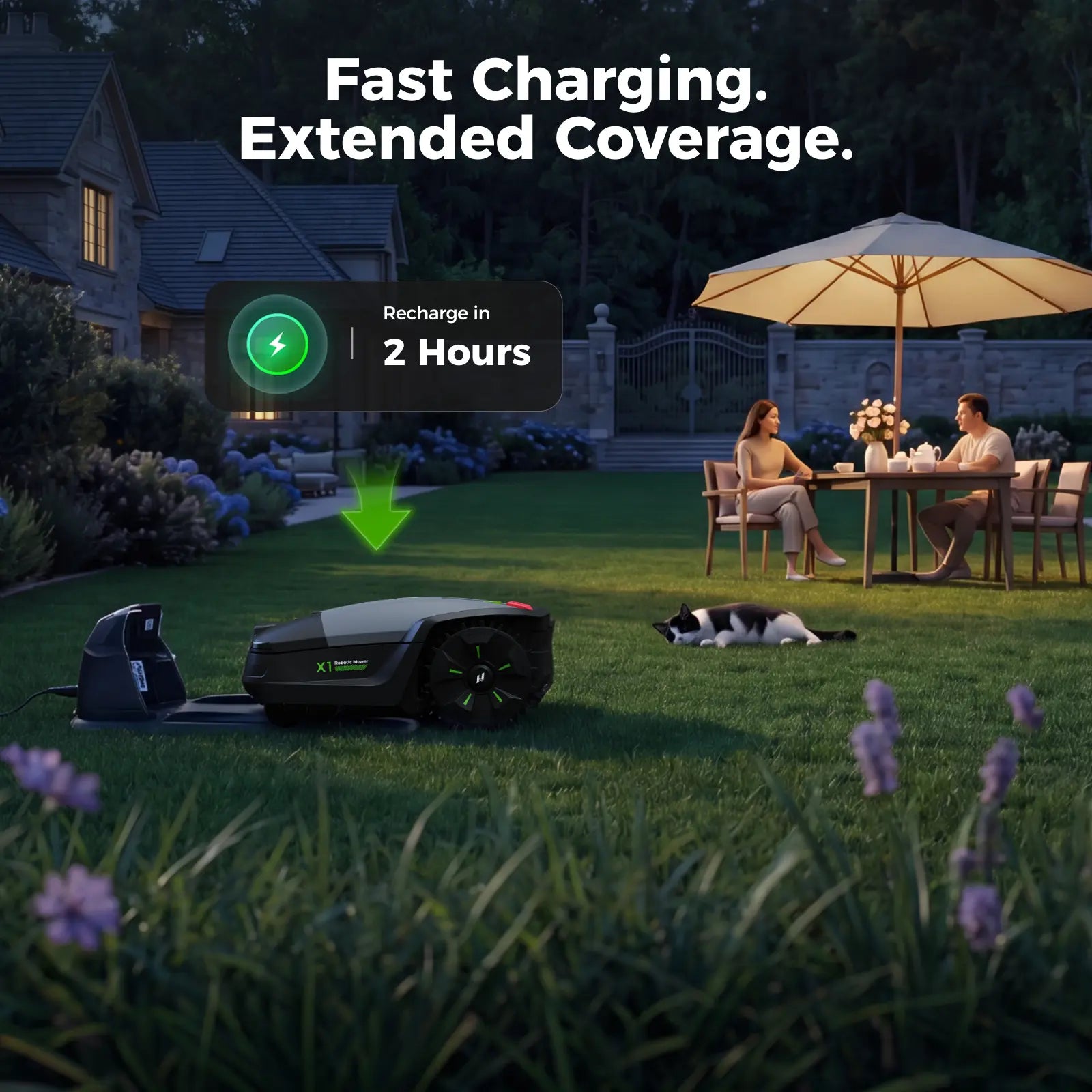 NovorikX X1 Robotic Lawn Mower - 0.37 Acre NovorikX