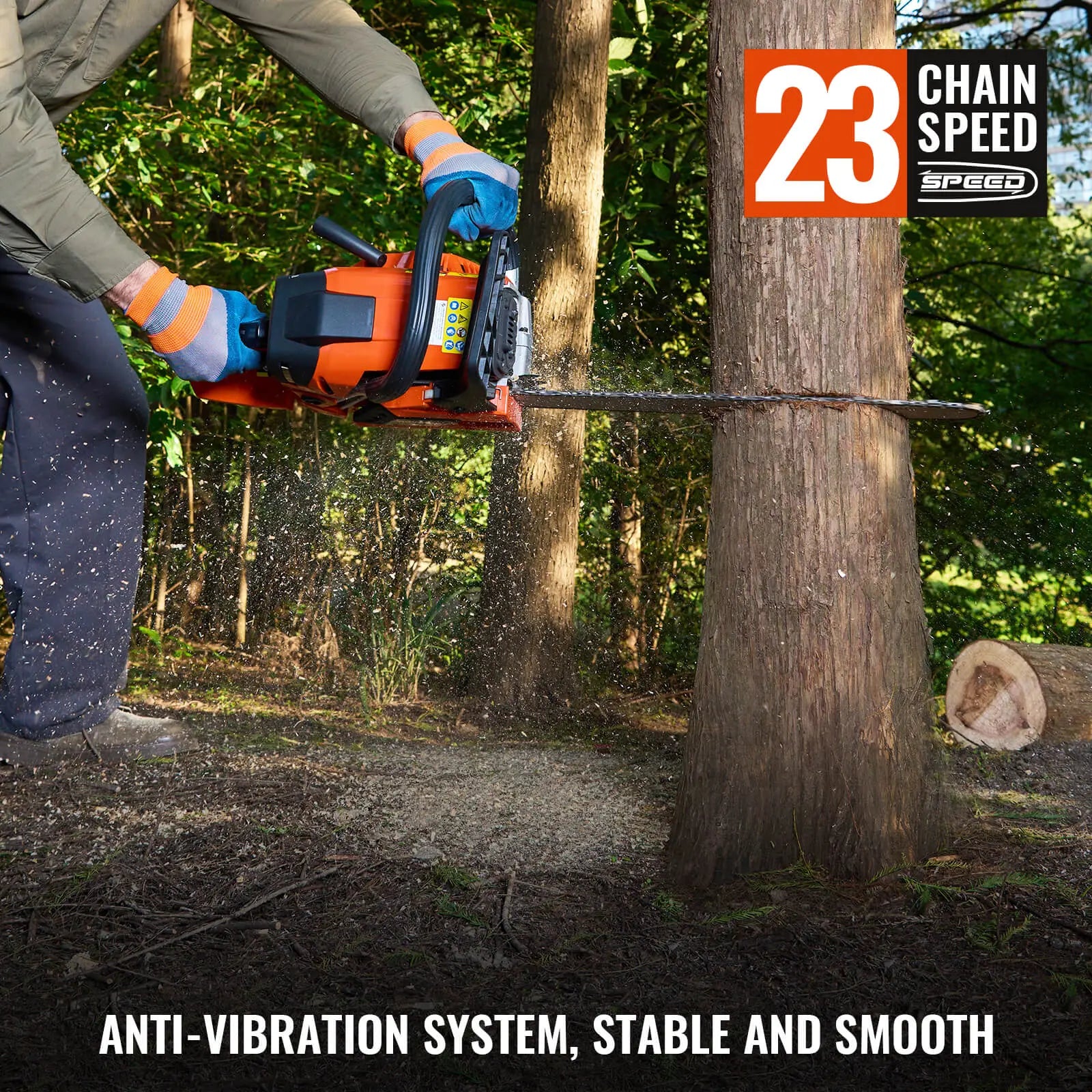 18/20-Inch Gas Powered Chainsaw (55CC) NovorikX