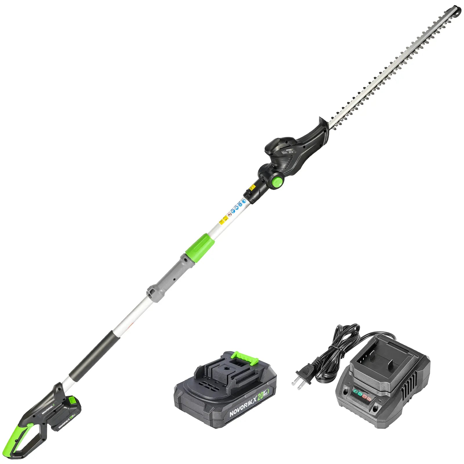 20V Cordless Pole Hedge Trimmer NovorikX