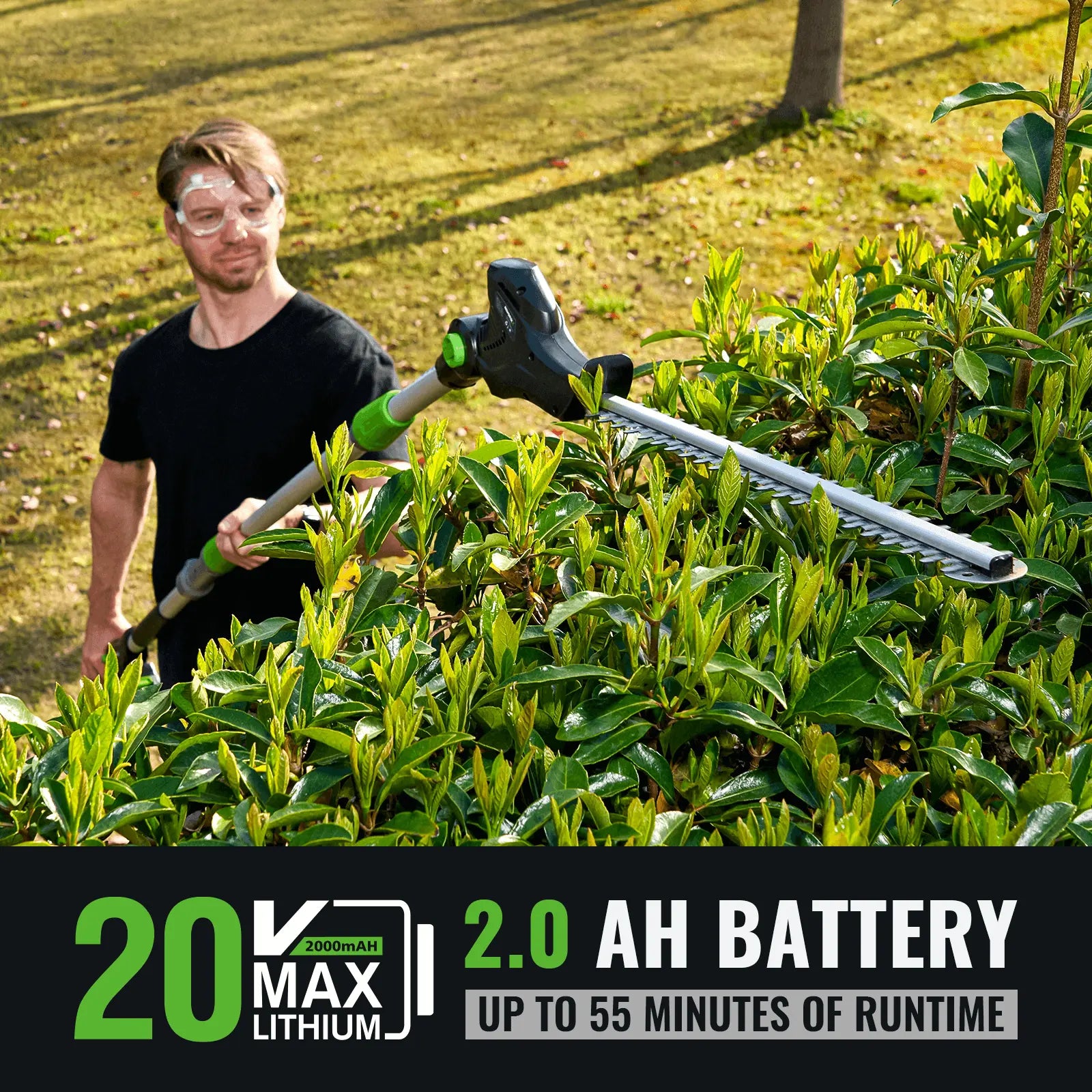 20V Cordless Pole Hedge Trimmer NovorikX