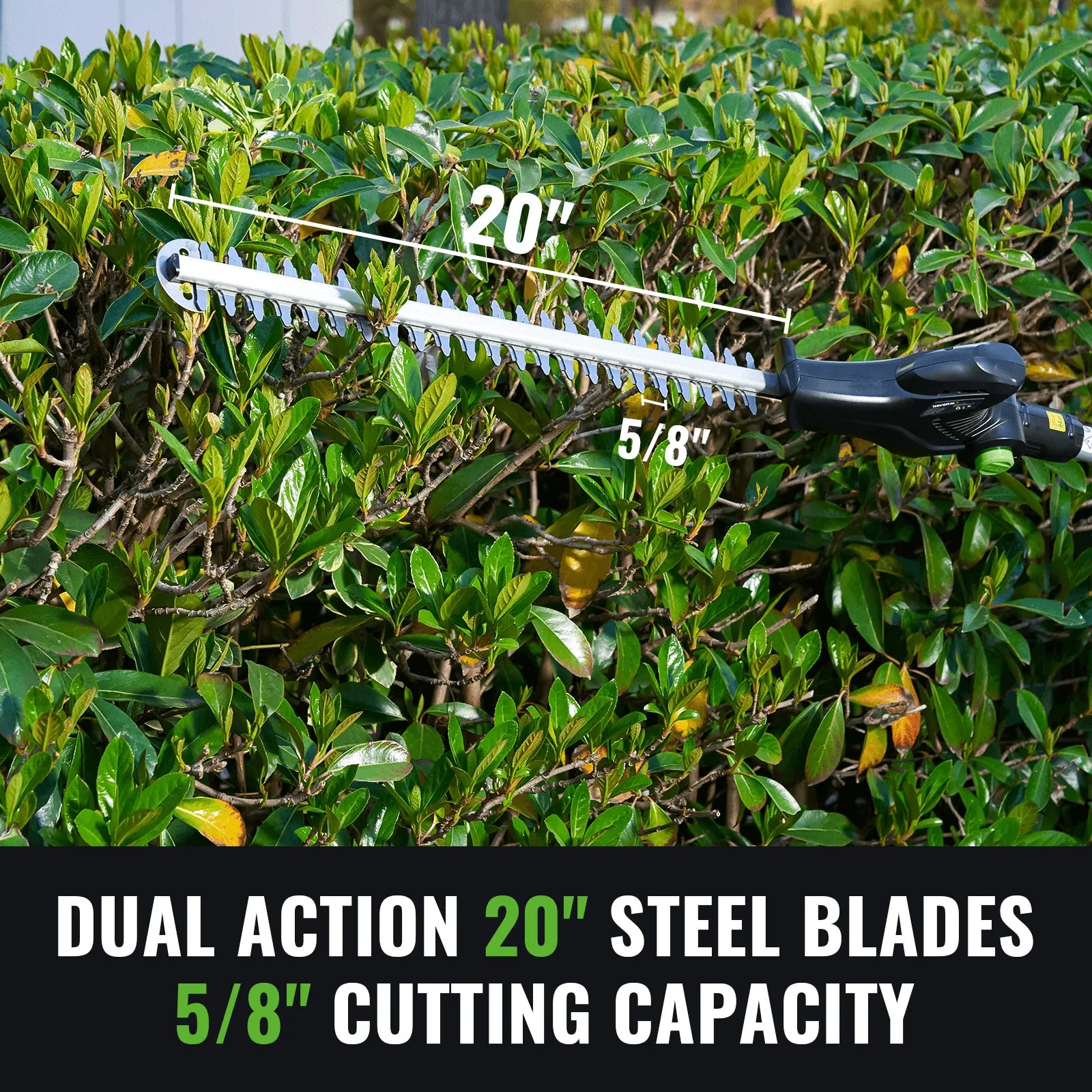 20V Cordless Pole Hedge Trimmer NovorikX