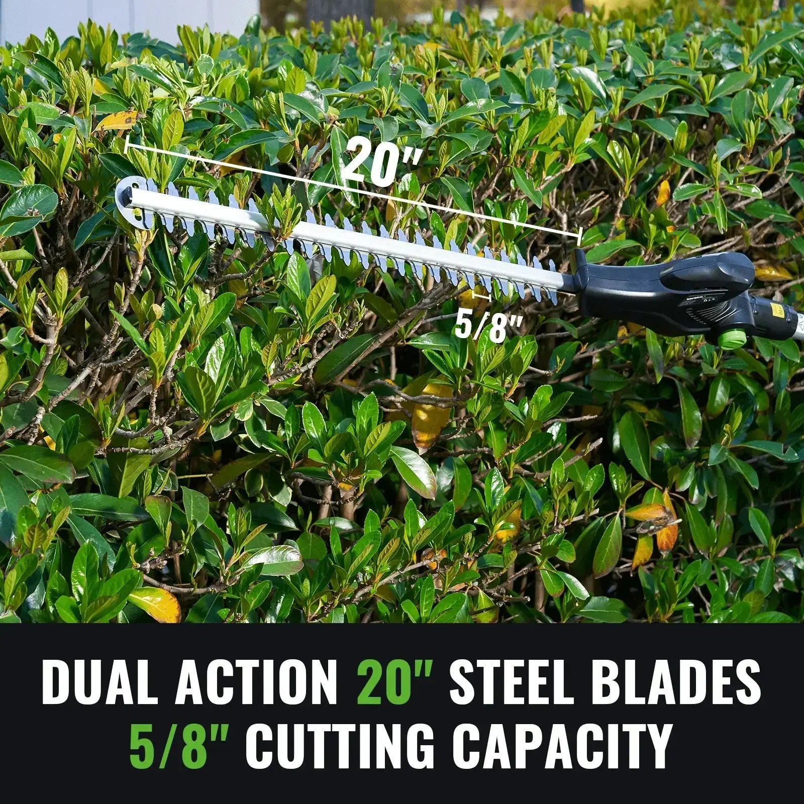 20V Cordless Pole Hedge Trimmer NovorikX