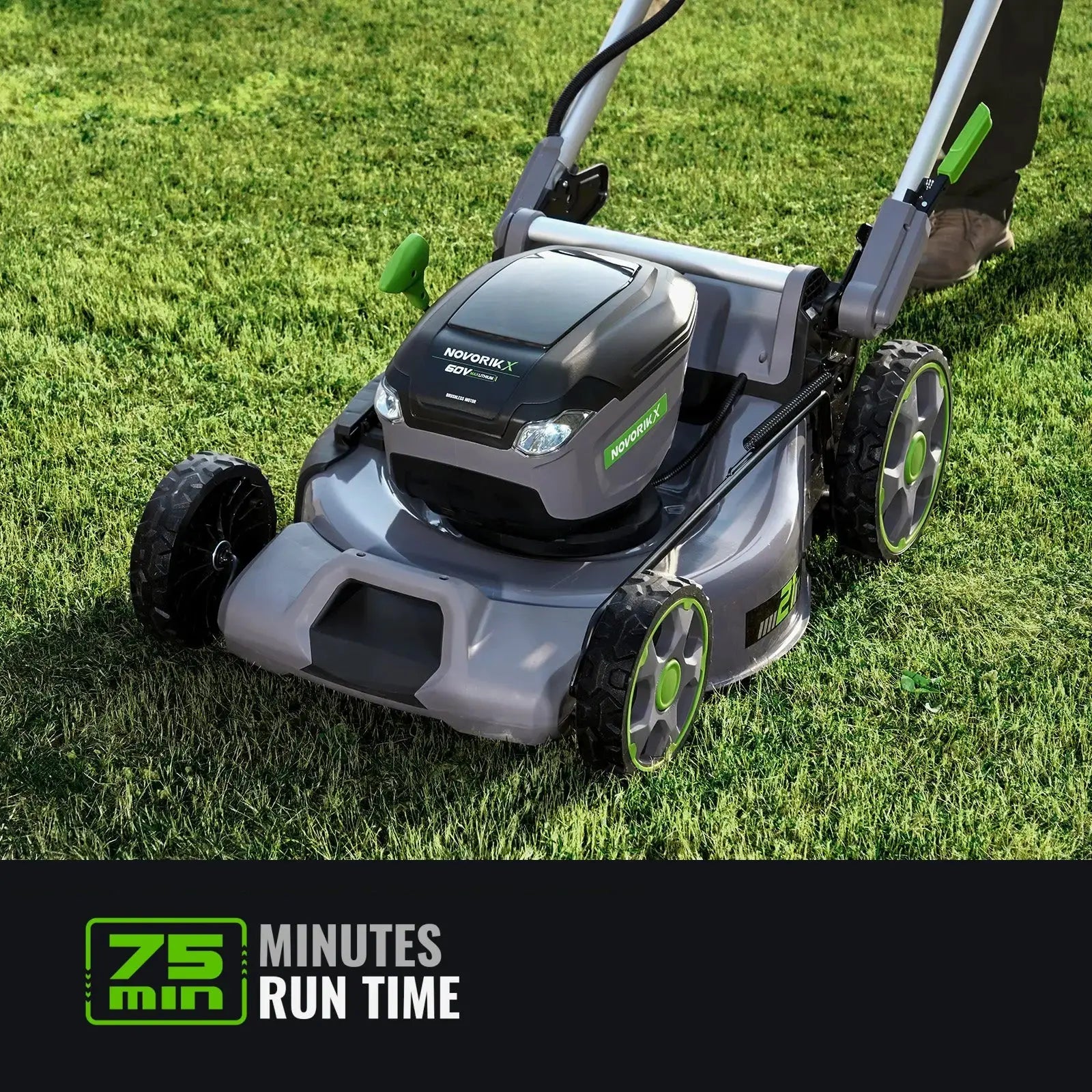 21-Inch 60V Cordless Lawn Mower  NovorikX