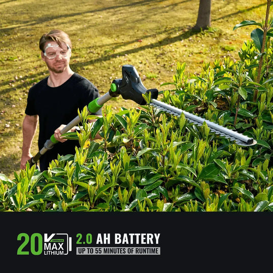 20V Cordless Pole Hedge Trimmer  NovorikX