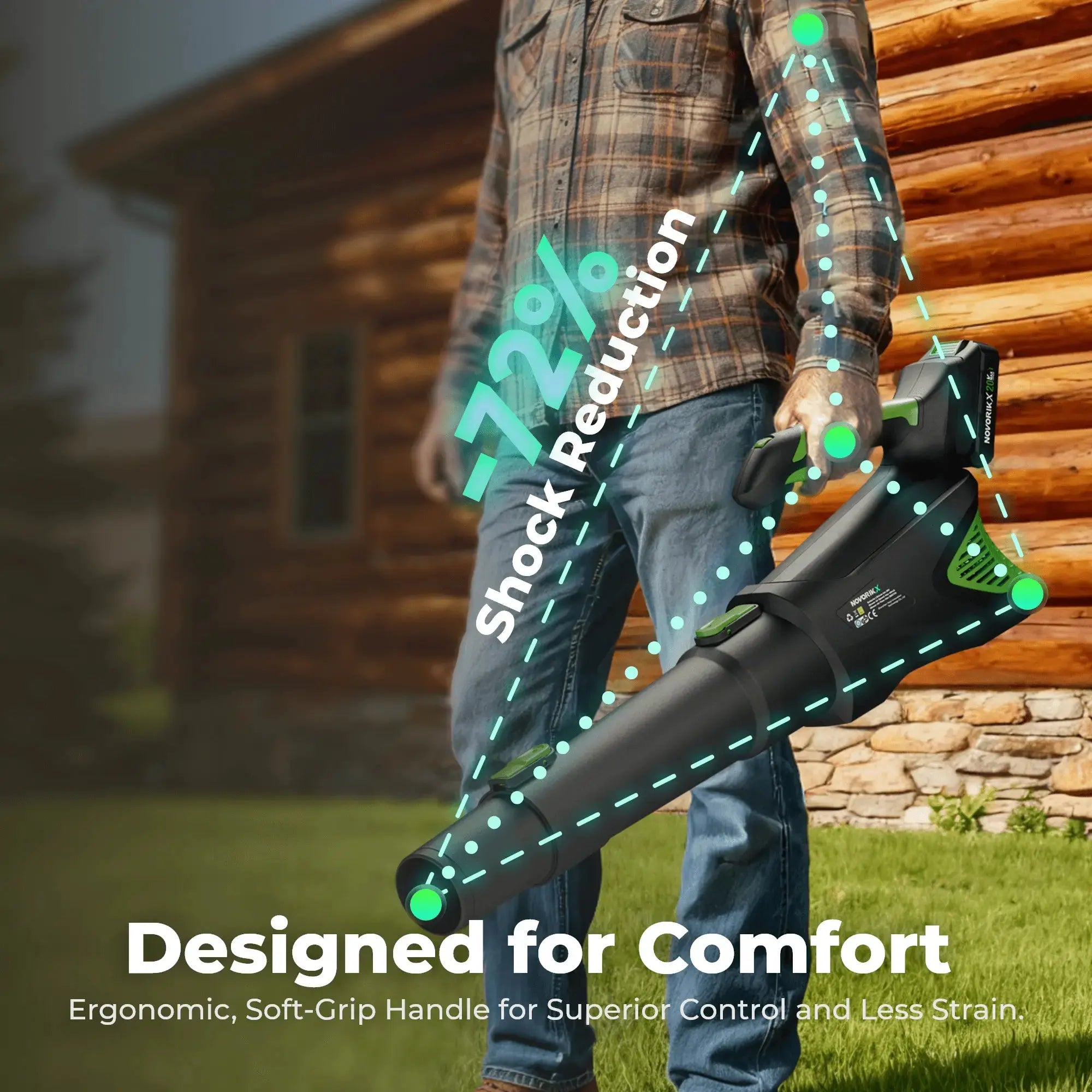 20V Handheld Electric Leaf Blower  NovorikX