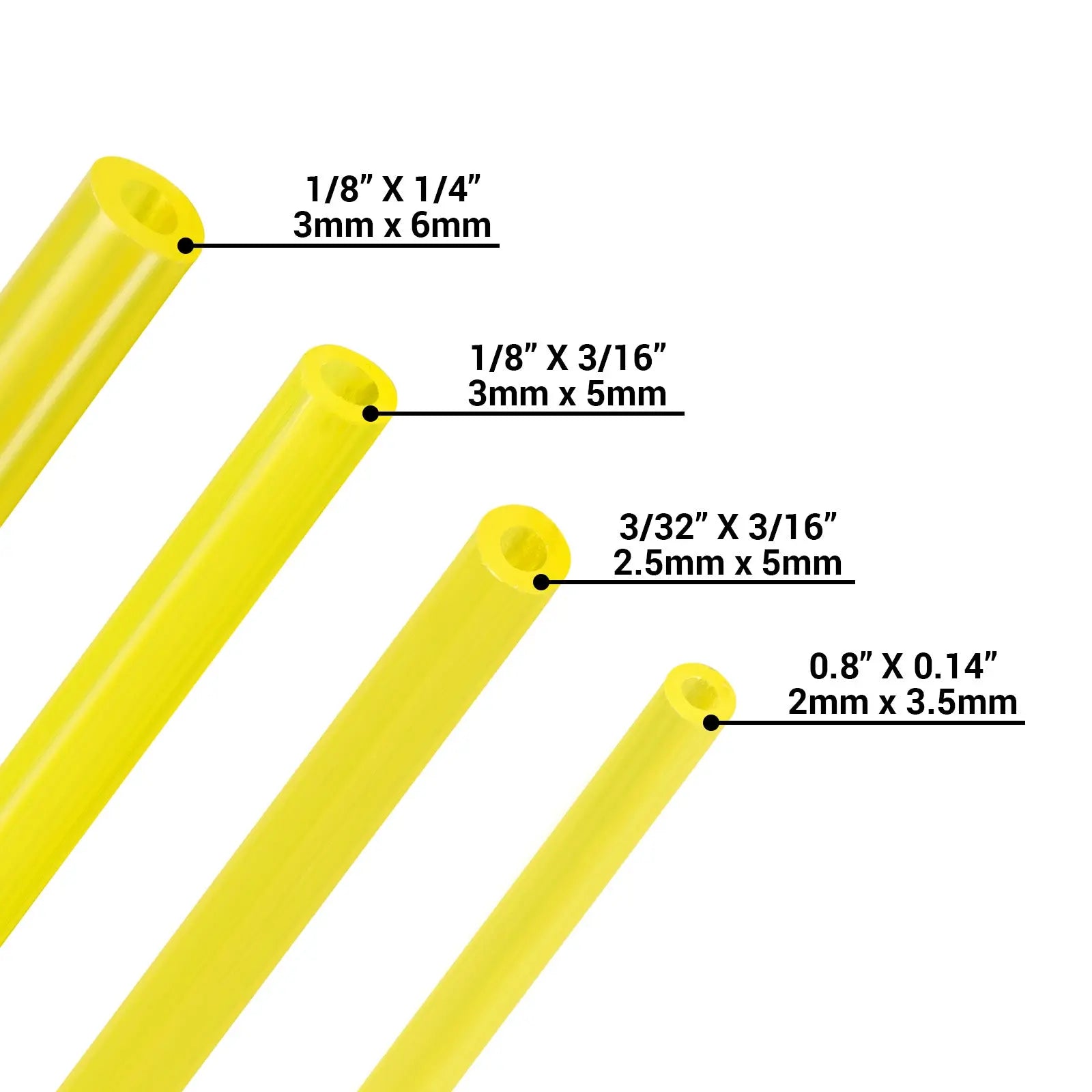 4-Size Petrol Fuel Hose - NovorikX