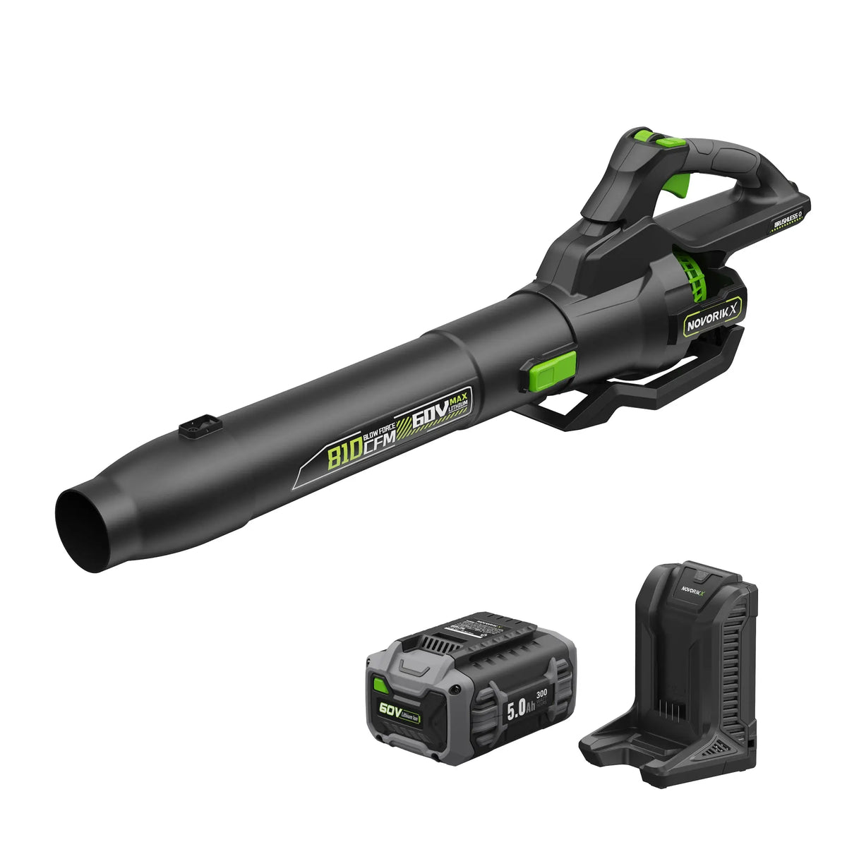 60V Brushless 810CFM 190MPH Leaf Blower  NovorikX