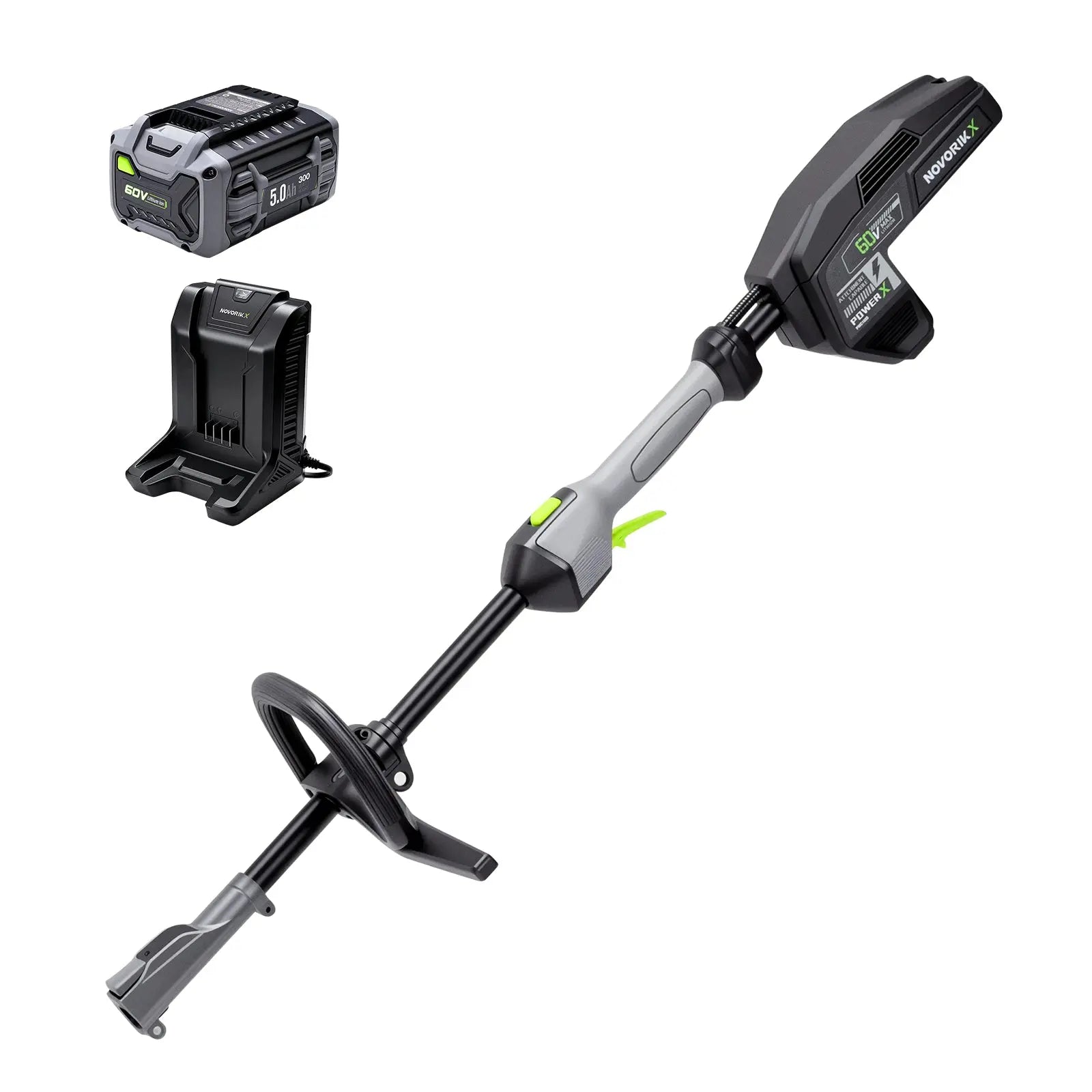 NovorikX Obsidian Black 60V Cordless Multi-Head Power Head  NovorikX