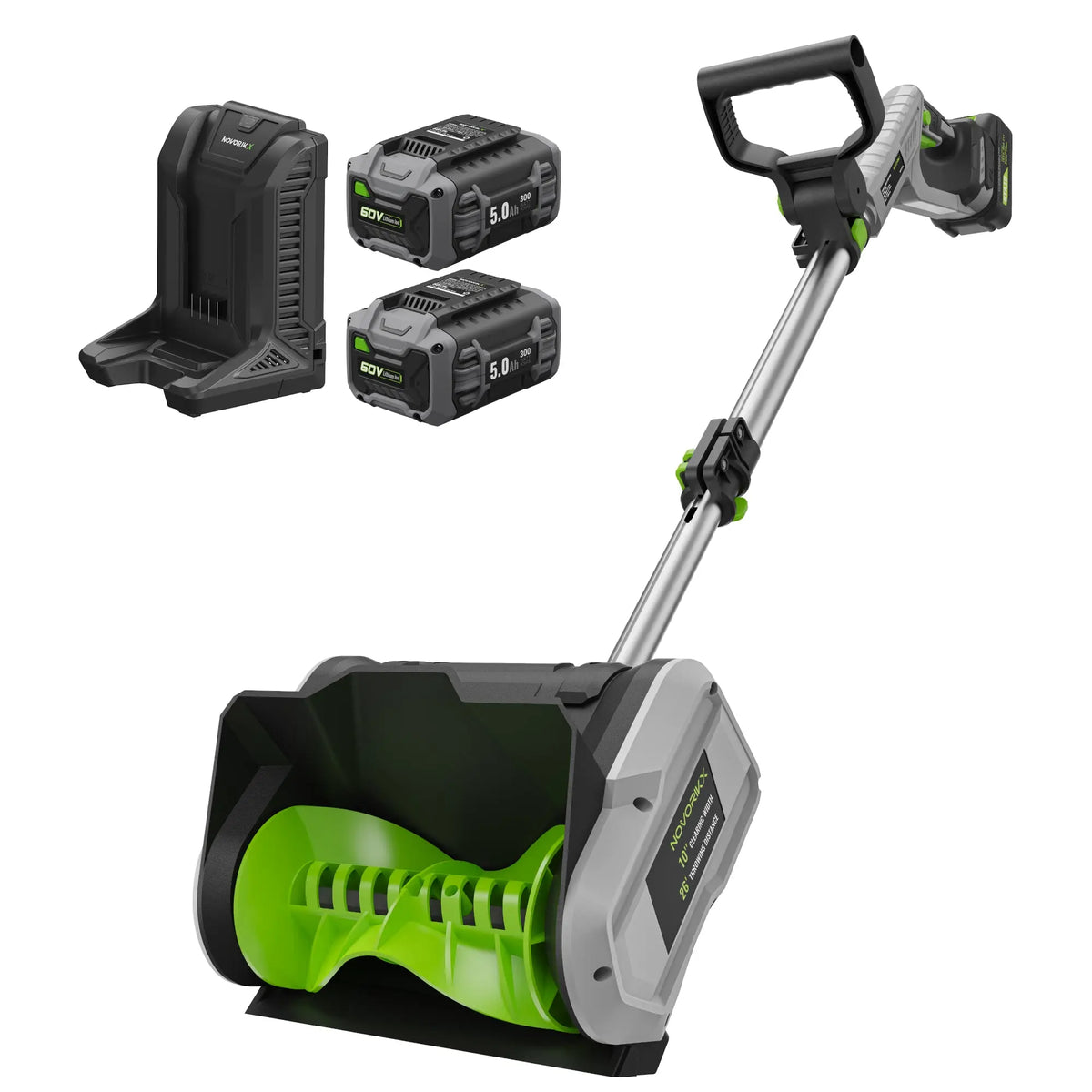 20V Brushless 10-Inch Snow Shovel Kit  NovorikX