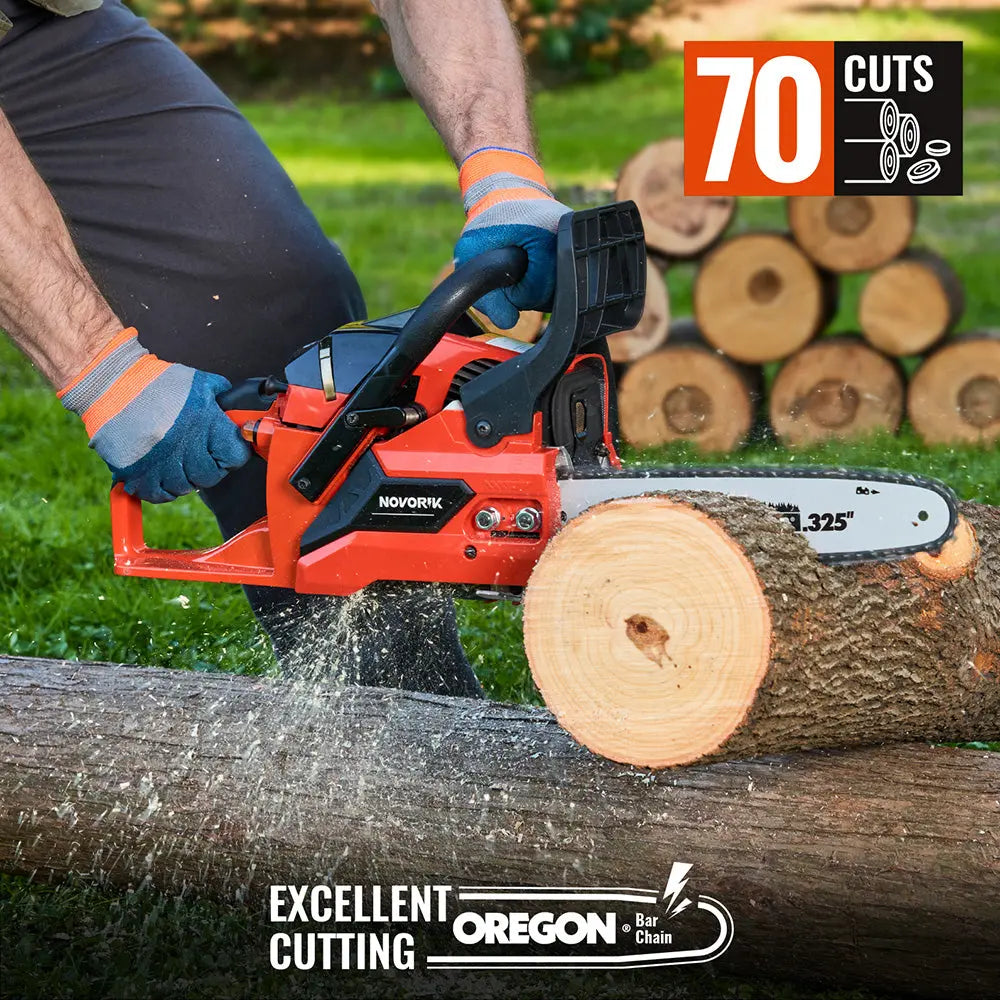14/16-Inch Gas Powered Chainsaw (40CC) - NovorikX
