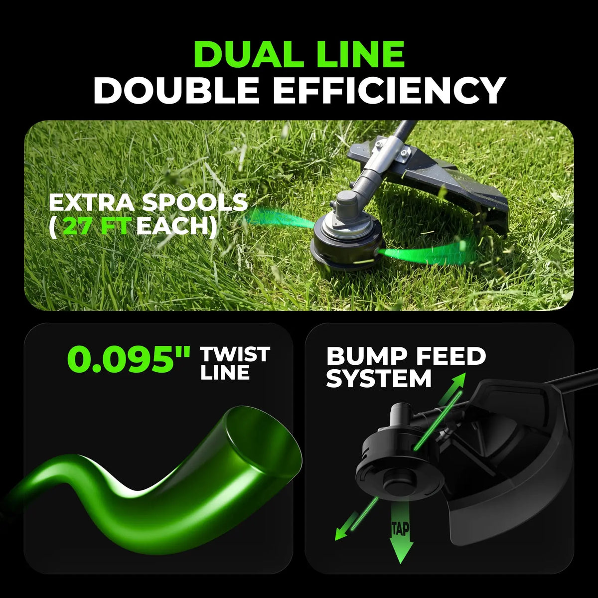 60V Brushless Multi-Tool System 17-Inch String Trimmer  NovorikX