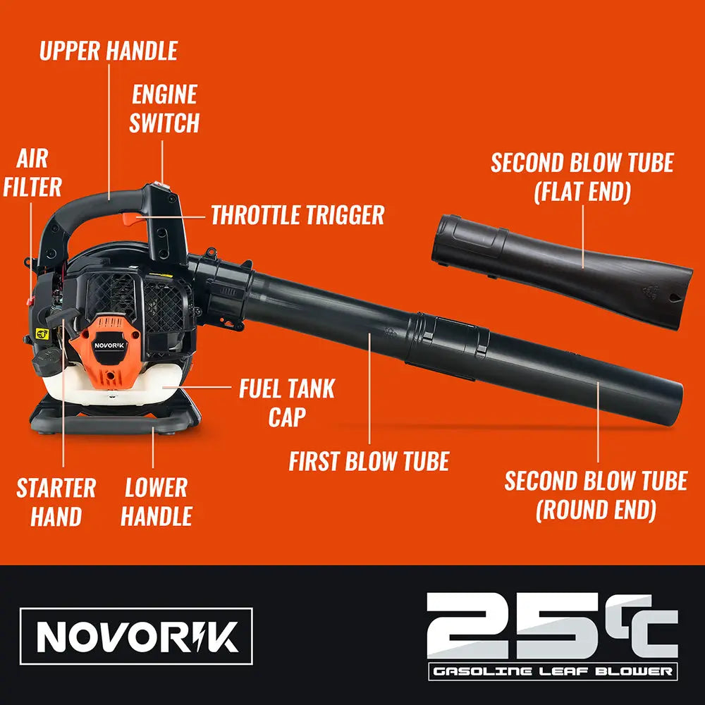 420 CFM Gas Powered Handheld Leaf Blower - NovorikX