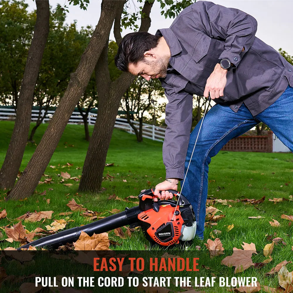 420 CFM Gas Powered Handheld Leaf Blower - NovorikX