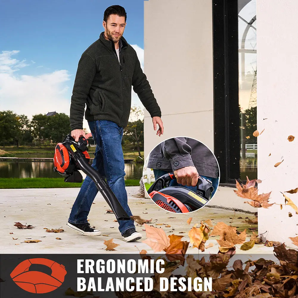 450 CFM Gas Powered Handheld Leaf Blower - NovorikX