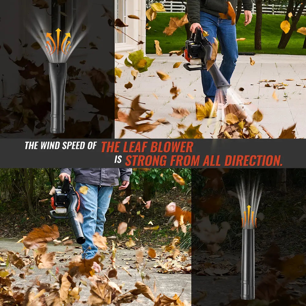 450 CFM Gas Powered Handheld Leaf Blower - NovorikX