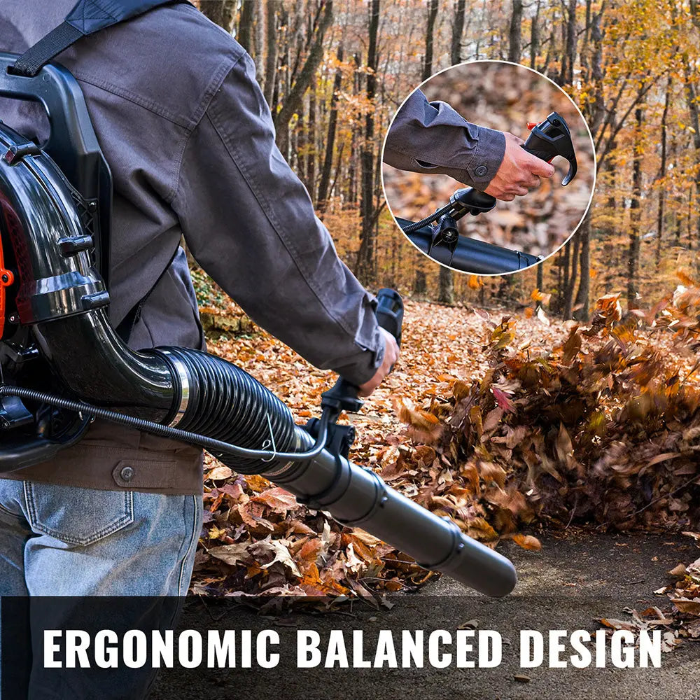570 CFM Gas Powered Backpack Leaf Blower - NovorikX
