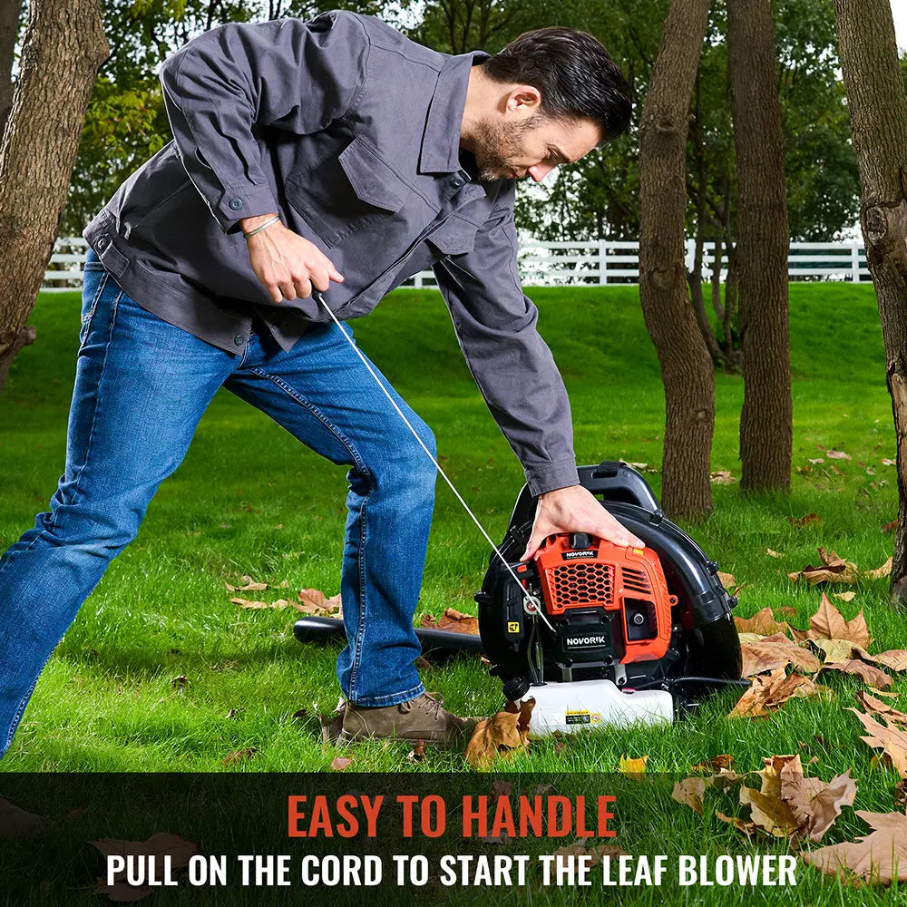 570 CFM Gas Powered Backpack Leaf Blower - NovorikX